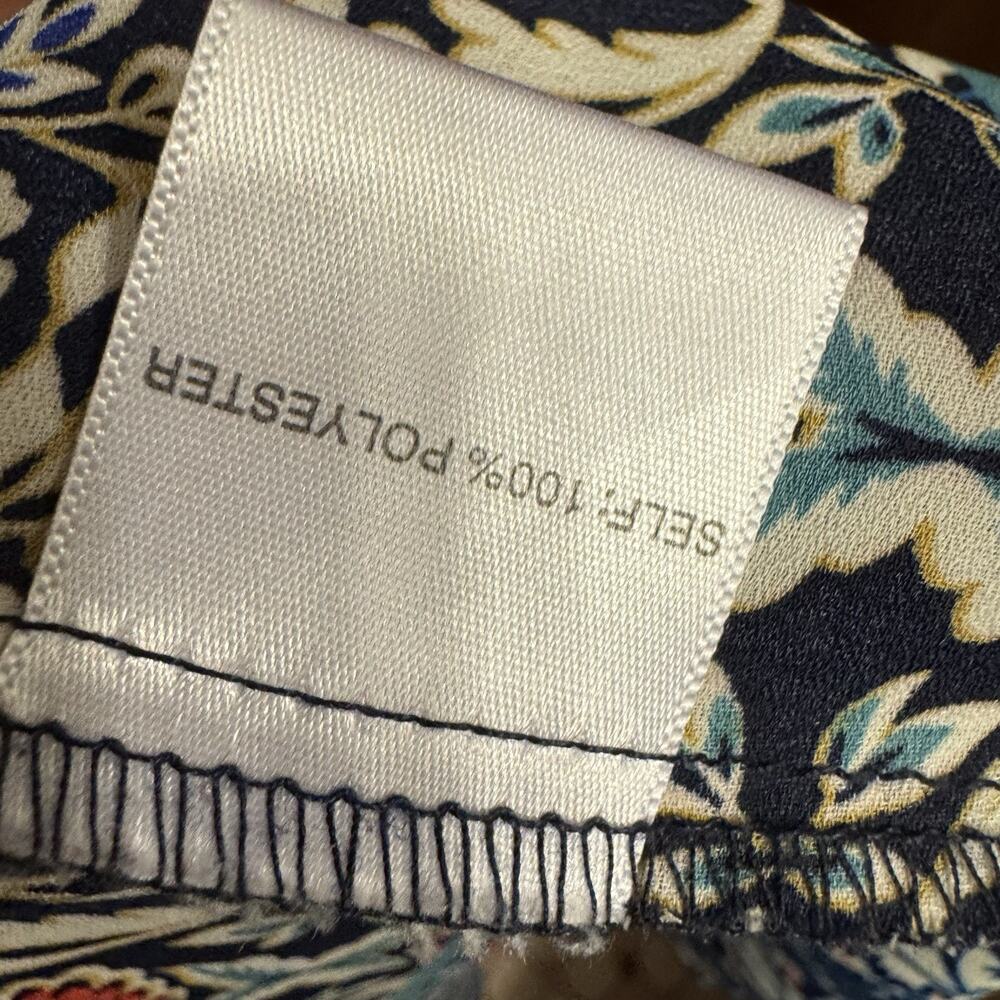 Rose And Olive Blouse 3X Womens Flowy Top Boho Casual Mixed Print Colorful - Picture 7 of 7